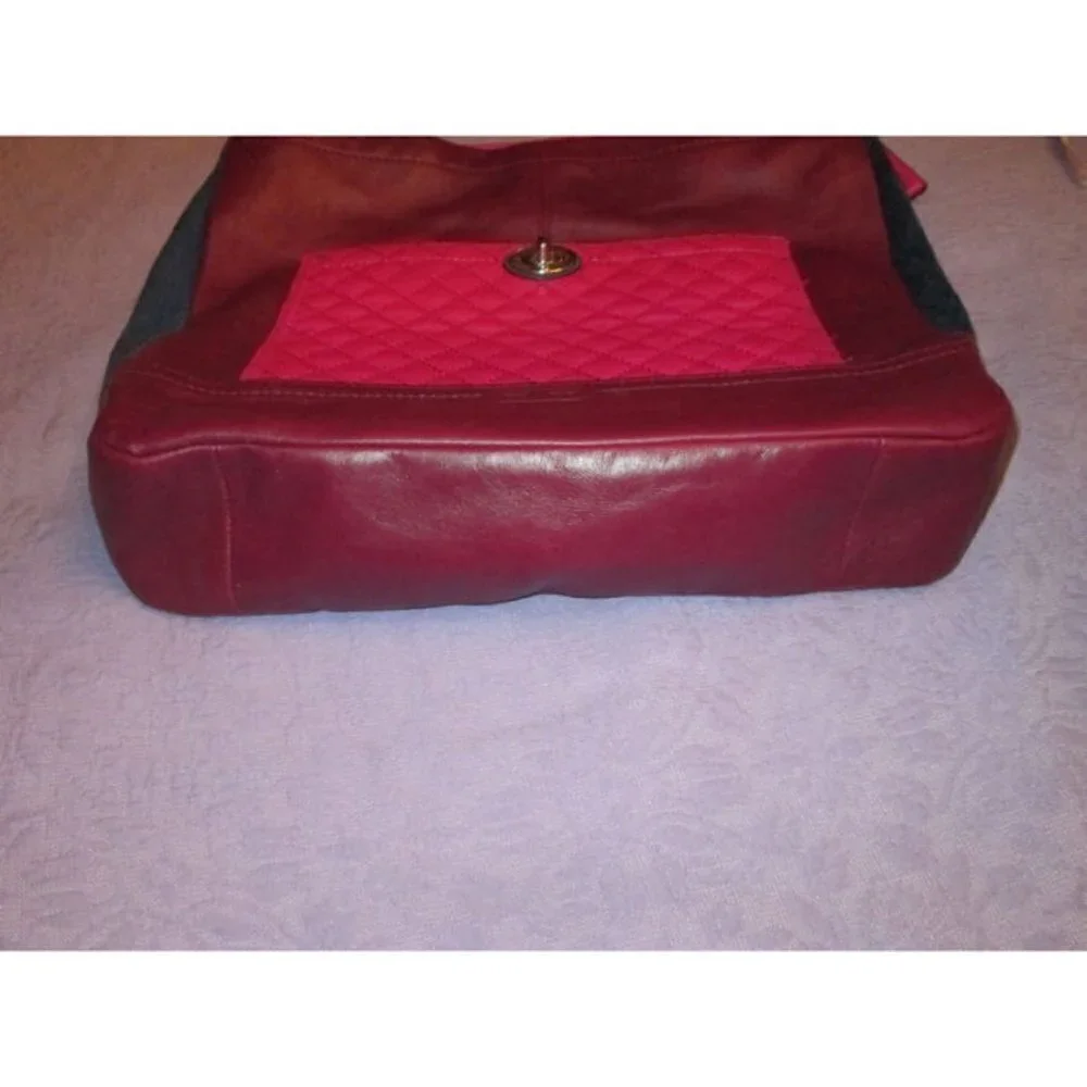 Vtg Y2K Coach Park Colorblock Hobo Bag Convertible Limited Edition Quilted XL